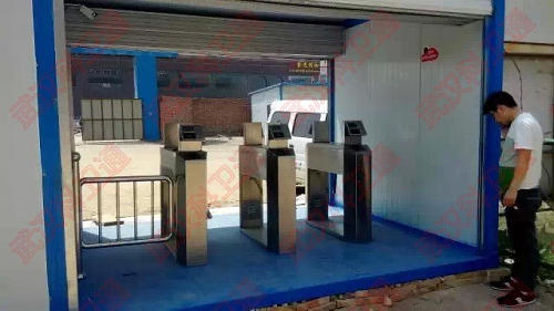 建筑工地人臉識別通道閘